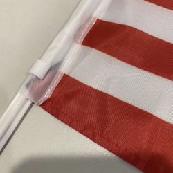 Car Auto Dealers Supplies 100 Pc Pack USA  Window Clip On Flags