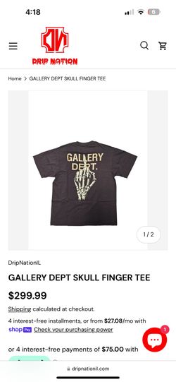 Gallery Dept middle finger