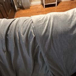 25 Lb Grey Weighted Blanket 