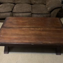 Extending Fold Out Coffee Table