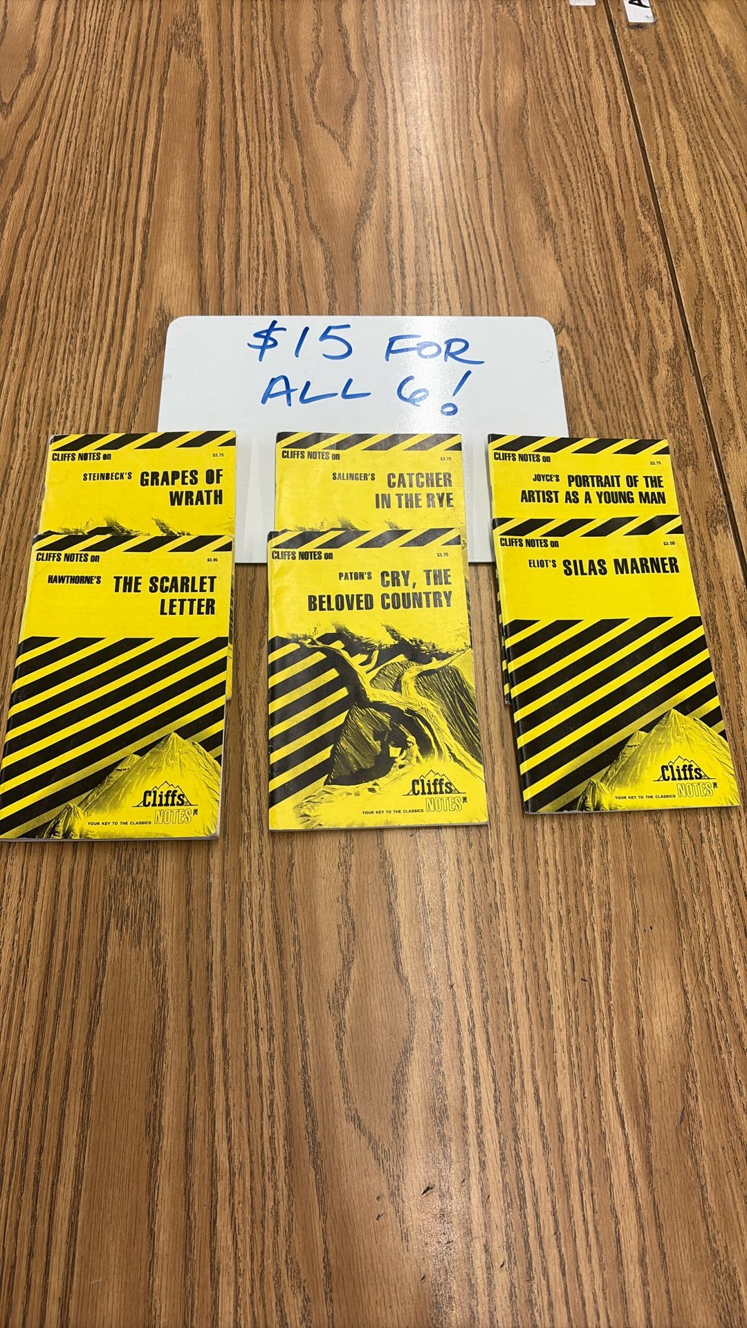 Vintage Cliff Notes (read description)