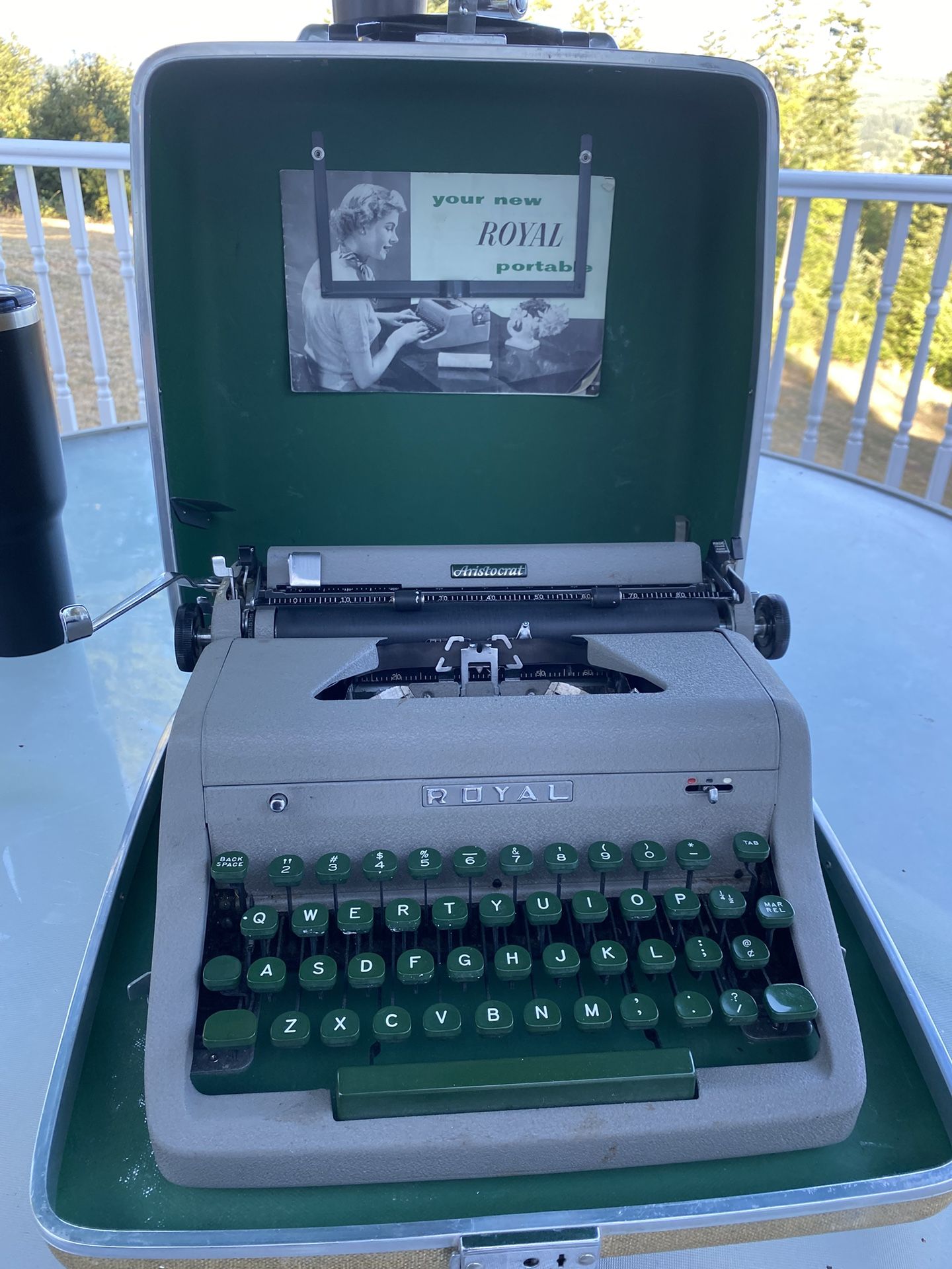 Vintage Royal Portable Typewriter