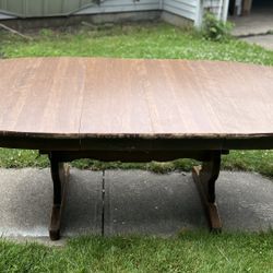 Solid Maple Dinning Room Table For Sale