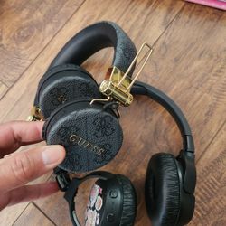 JBL and Guess PU Leather 4G Metal Logo wireless headphones