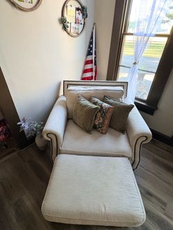 Couch & Oversized chair and ottoman