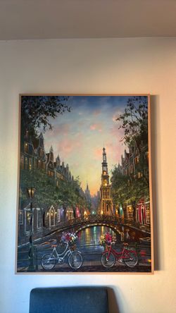 Gorgeous city Walmart framed!