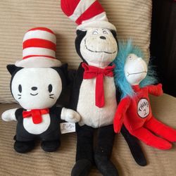 DR SEUSS STUFFED ANIMALS 