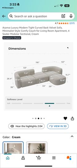 MODULAR MODERN SECTIONAL