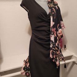 Vince Camuto Shawl Calvin Klein Dress