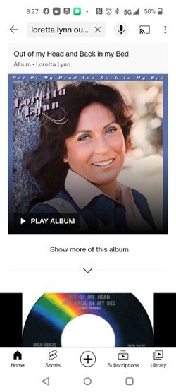 Loretta Out Of My head And Into My Bed Alvum