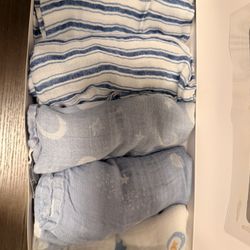 Blankets Cloths Double Absorbent Infant Swaddling Wrap - 5 Pack)