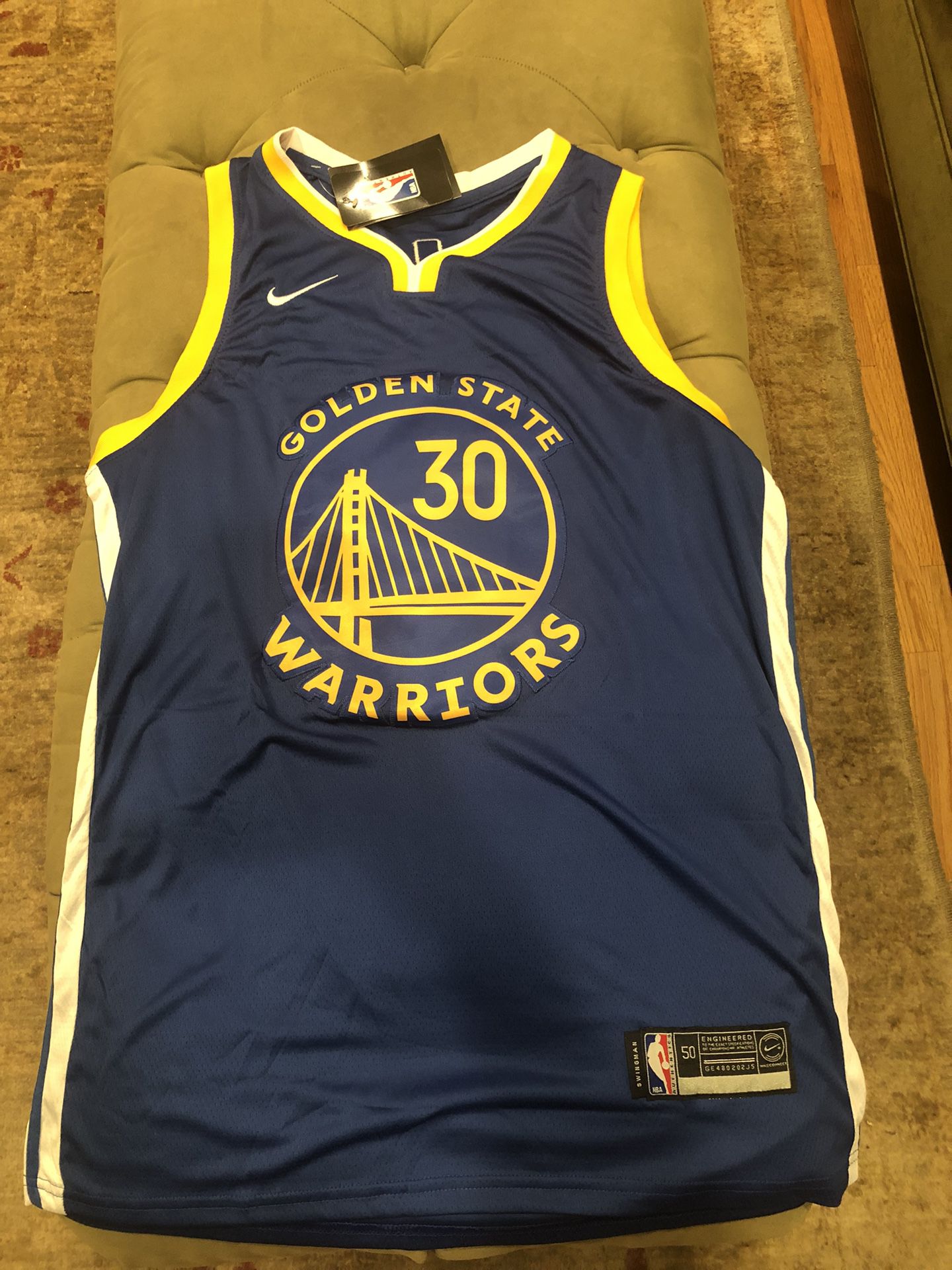 Golden State Warriors Stephen Curry #30 Blue Swingman Jersey