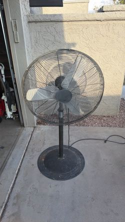 Large Industrial Pedestal Stand Fan