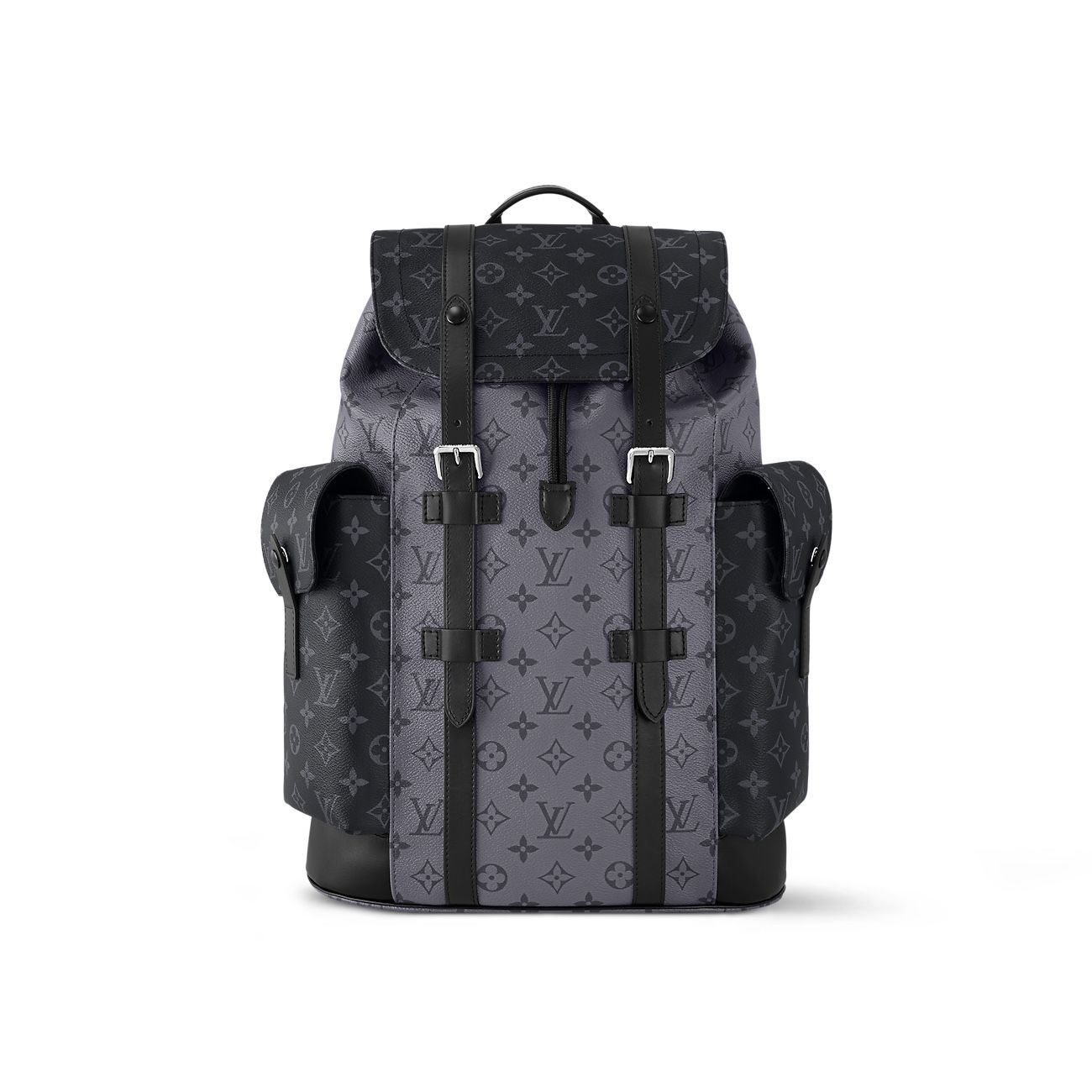 LV Christopher MM backpack- Dual Color Grey/black