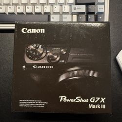 CANON POWERSHOT G7X  MARK III