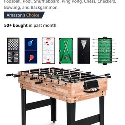 10 In 1 Table Games
