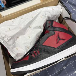 Size 11.5 Nike Air Jordan 1 Flight Men’s Black Varsity Red White 372704-020