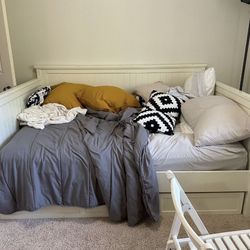 Pottery Barn Full Size Bed With Twin Trundle Bed