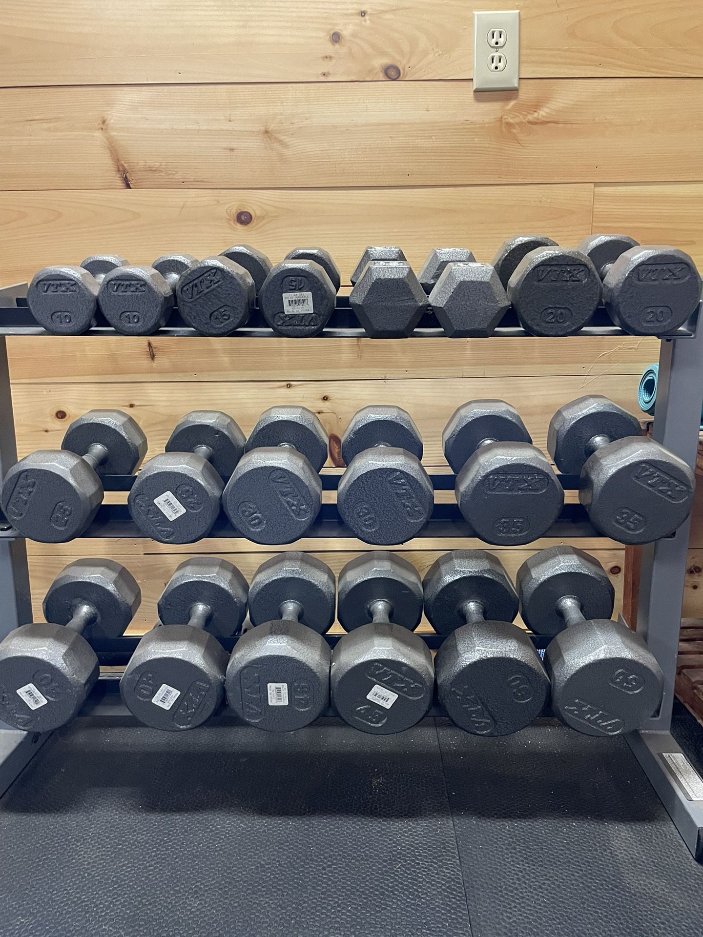Cast Iron Dumbbell Complete Set
