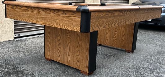 7FT Pool Table - Vintage Style - 3pc slate - delivery/setup, any color felt & accessory kit included