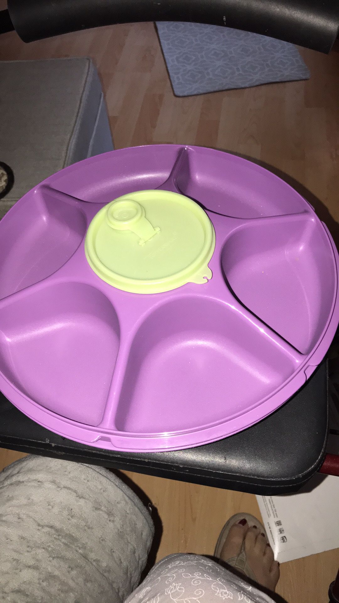 Tupperware Lazy Susan Great For Dips And Deserts 