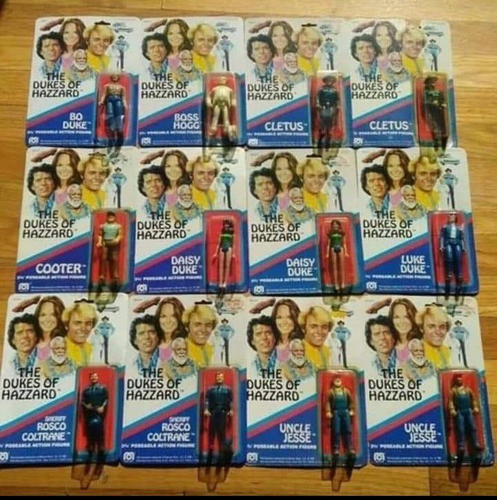 Dukes of Hazzard Action figures set of 12 with variants