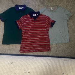 Calvin Klein Mens Striped Polo T Shirts  
