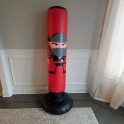 Inflatable Kids Punching Bag, 63 Inch Tall