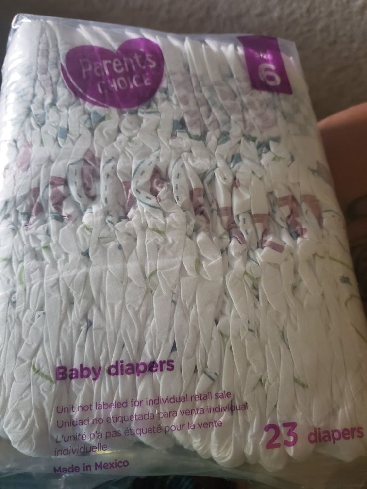 23 Parents choice diapers