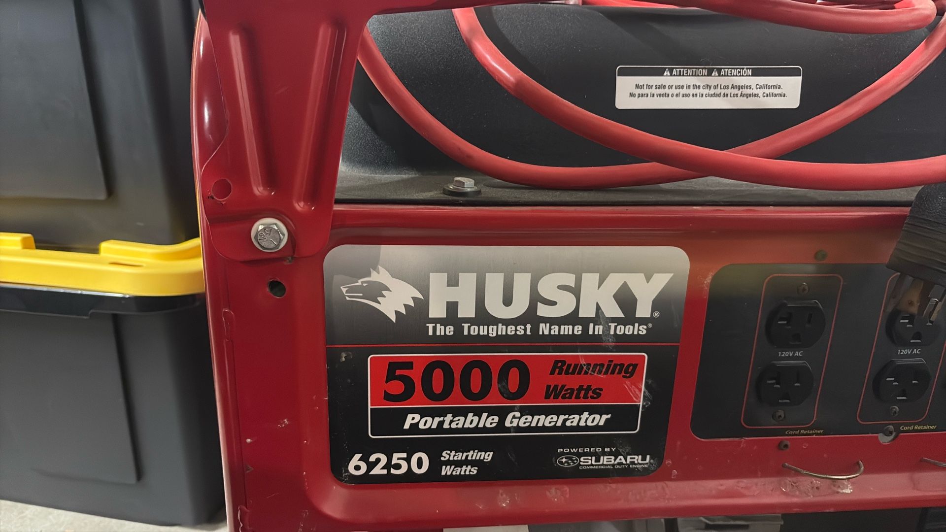 Husky 5000 watt generator
