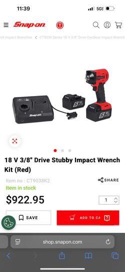 Brand new snap on impact