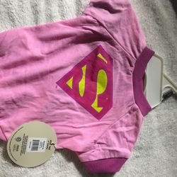 Super Girl Dog Shirt XS