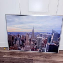 Huge NYC Skyline Wall Art 55x39 – IKEA VILSHULT Framed Print