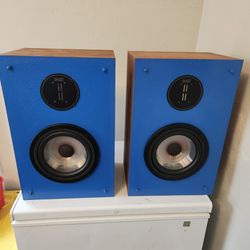 INFINITY RSE BOOKSHELF SPEAKERS EXCELLENT CONDITION EMIT TWEETERS CLEAR WOOFERS
