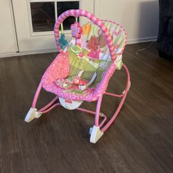 girl baby bouncer 
