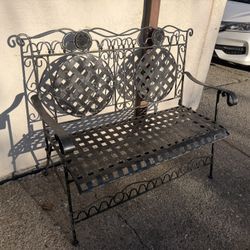 Fold Up Iron Bench 