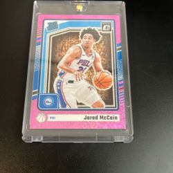 24-25 Donruss Optic Jared McCain Pink Glitter/Sparkle /275