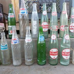 Vintage Dug Soda Bottle Lot