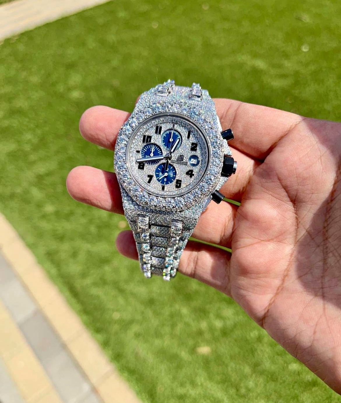 Fully iced Out AP Watch 