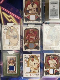 Game Used Relic Cards And 1of1