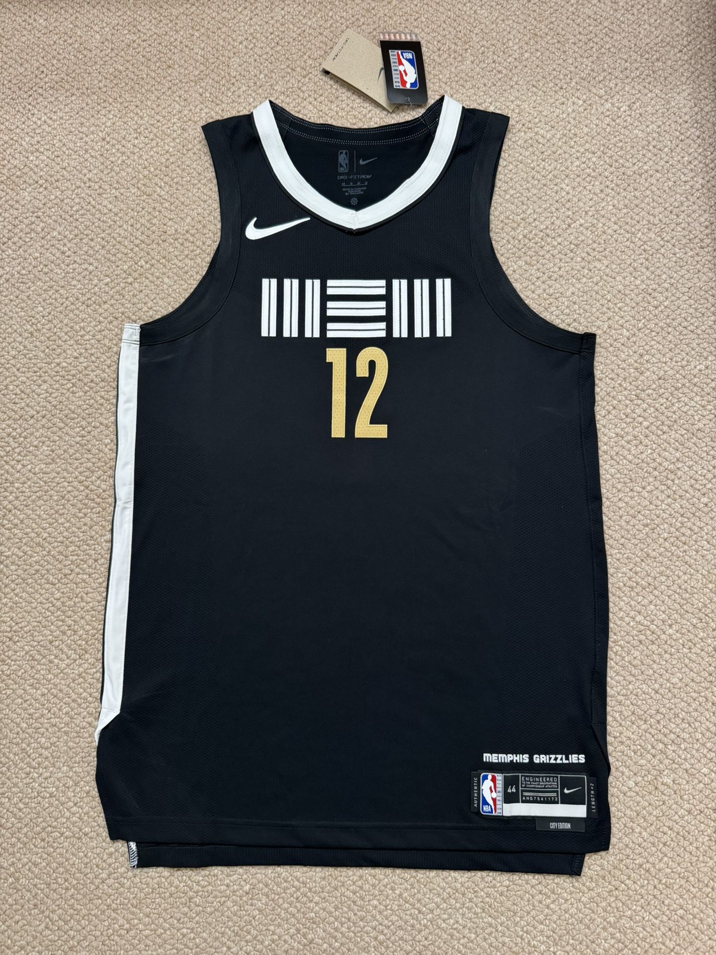 Nike Ja Morant Authentic Memphis Grizzlies City Edition NBA Game