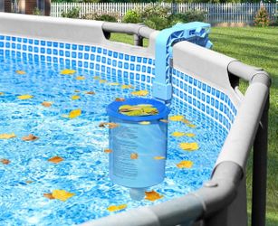 Above Ground Pool Skimmer Clipped On Pool Skimmer with Removable Skimmer Basket, Auto Skimming Pool Surface Debris Fit 800 GPH Pool Pump