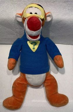Tigger 17” Plush Super Sleuth Masked Stuffed Animal My Friends Tigger + Pooh
