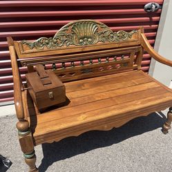 Mahogany Bench