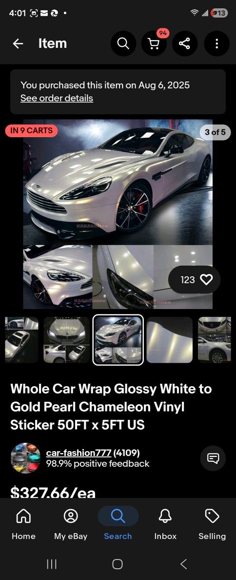 Car Wrap, Brand New In Box