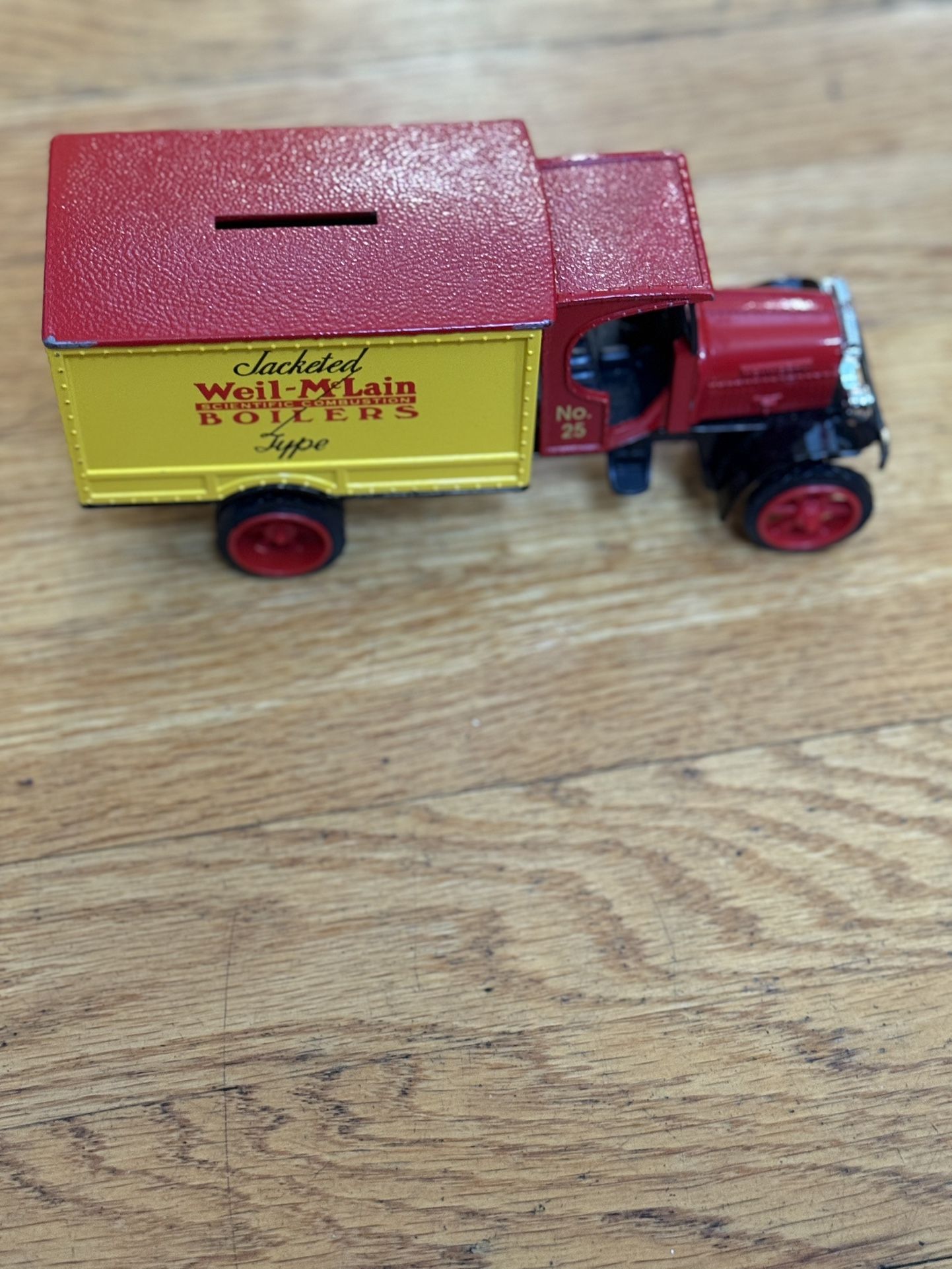 Ertl 1925 Truck Bank #3(contact info removed) 1-30 Scale Weil-McLain Boiler Die Cast