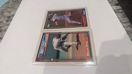 1992 Nolan Ryan Topps Baseball Cards Lot of 2