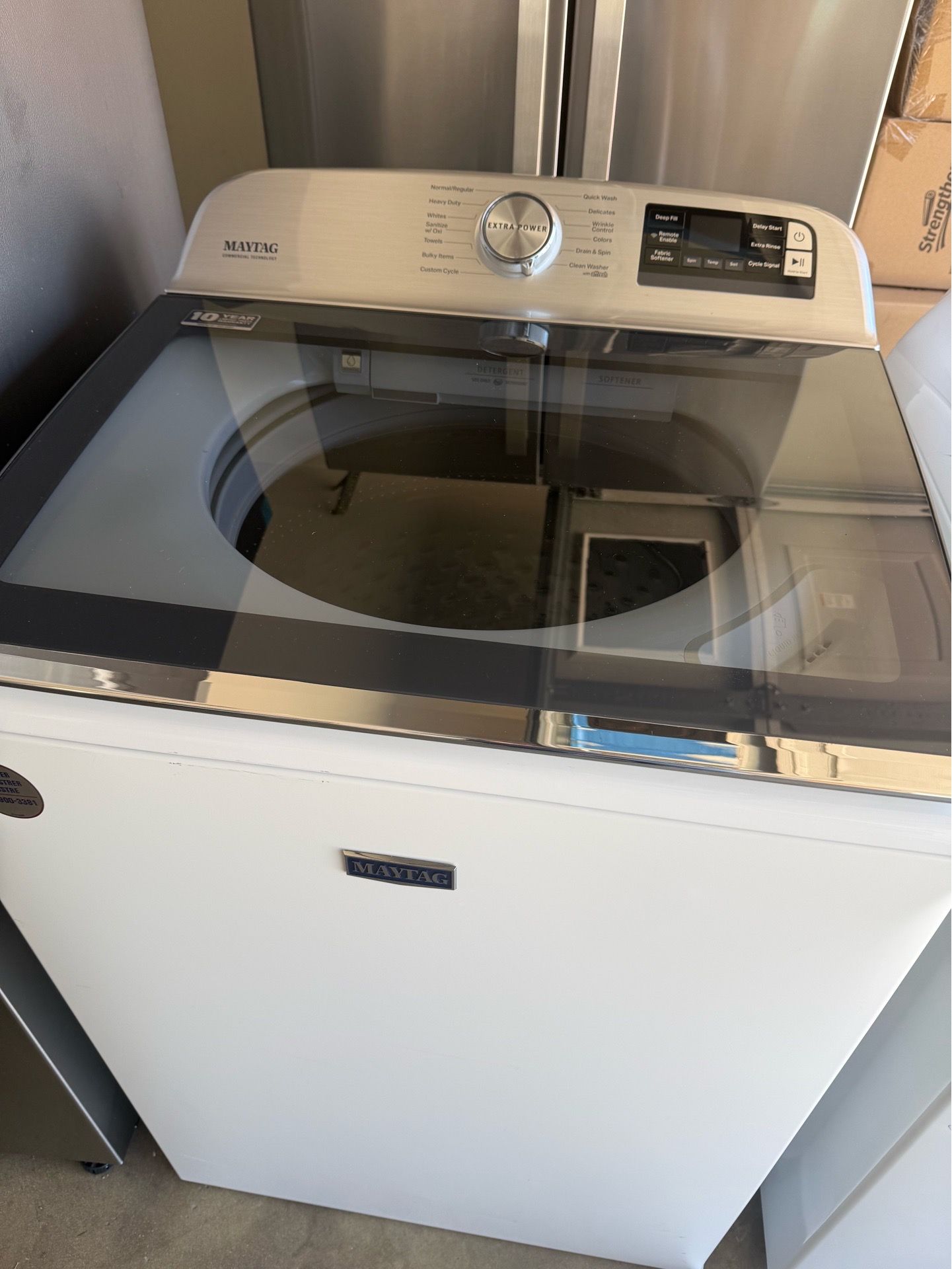 2024 Maytag top load washer display model
