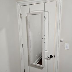 Jewelry Armoire With Mirror