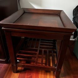 Cherry Wood End Table